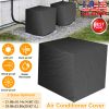 Air Conditioner Cover Outdoor Water-resistant Windproof Furniture Protector Dustproof Anti UV Outside Air Conditioner Protection Cover 21.66x16.14x14.