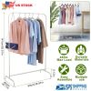 20kg/44lbs Loading Clothing Garment Racks Steel Freestanding Garment Racks Detachable Clothes Rack Stands Cloth Organizer for Store or Hanging Clothes