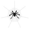 Halloween Decorations Spider Outdoor 59inch Halloween Spider with 126 inch Tarantula Mega Spider Web Hairy Poseable Scary Spider Outdoor Yard Creepy D
