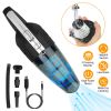 Car Handheld Vacuum Cleaner Cordless Rechargeable Hand Vacuum Portable Strong Suction Vacuum w/ Hose Nuzzle Brush For Dust Pet Hair