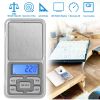 200g x 0.01g Digital Scale Pocket Jewelry Scale Kitchen Electronic Scale Tare Function w/ 5 Units LCD Backlit Display Auto-Off Tare Pcs Function