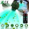 Portable Camping Ceiling LED Fan 5200mAh USB Battery Powered Hanging Tent Lantern Fan Power Bank with 3 Fan Speed 3 Light Brightness Smart Timer Displ