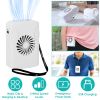 Personal Fan Waist Clip Fan Hanging Fan Desk Fan Mini Air Cooling Fan Power Bank Rechargeable Fan w/ 3 Speeds