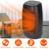 1500W 70° Oscillating Portable Electric Space Heater Personal Fan w/ Tip Over and Overheat Protection Ceramic Heater for Bedroom Office Desk