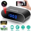 HD 1080P WiFi Alarm Clock Camera Wireless Security Camera Monitor Video Recorder with Loop Recording