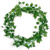Artificial Ivy Leaves 78.7FT 12 Strands Silk Fake Vine Ivy Plants Leaf Garland Foliage Plants For Wedding Party Garden Home Wall Decor