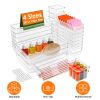 25Pcs Clear Plastic Drawer Organizers Set 4 Sizes Desk Drawer Dividers Trays Storage Bins for Vanity Cabinet Makeup Bathroom Office Kitchen Bedroom Je