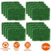 12Pcs 23.6x15.75in Artificial Boxwood Topiary Hedge Plant Grass Backdrop Fence Privacy Screen Grass Wall Decoration For Balcony Garden Fence