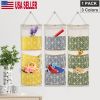 Wall Mounted Storage Bag Door Closet Hanging Storage Bag Organizer Waterproof 3 Pockets Pouch