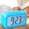 iMounTEK Digital Clock w/ LCD Backlight Alarm Snooze Temperature Calendar Display Light Sensor Eye-Friendly
