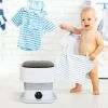 10L/2.6Gallon Portable Washing Machine with 3 Modes Foldable Mini Laundry Washer and Dryer Underwear Baby Clothes Socks Cleaning for Travel RV Camping