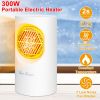 300W Portable Electric Heater Mini Heating Unit Fan Portable Floor Desktop Air Fan Heater For Office Dormitory Room