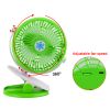 Clip Fan Rechargeable Battery USB Rotation Fan Speed Adjustable Low Noise For Home Office Desk