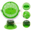 Clip Fan Rechargeable Battery USB Rotation Fan Speed Adjustable Low Noise For Home Office Desk