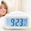 iMounTEK Digital Clock w/ LCD Backlight Alarm Snooze Temperature Calendar Display Light Sensor Eye-Friendly