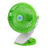 Clip Fan Rechargeable Battery USB Rotation Fan Speed Adjustable Low Noise For Home Office Desk