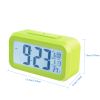 iMounTEK Digital Clock w/ LCD Backlight Alarm Snooze Temperature Calendar Display Light Sensor Eye-Friendly