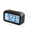 iMounTEK Digital Clock w/ LCD Backlight Alarm Snooze Temperature Calendar Display Light Sensor Eye-Friendly