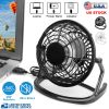 Personal USB Fan 360° Rotation Desk Table Cooling Fan Quiet Laptop Cooler Air Circulator