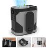 3 In 1 Rechargeable Waist Clip Fan 4000mAh Wearable Personal Fan Hands-Free with Flashlight 10 Speeds 100 Wind Power LCD Display Strap Double As Power