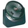 6.5in Desk Fan USB Powered 2 Speeds Table Cooling Fan Tilt Quiet Desktop Fan For Bedroom Office