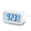 iMounTEK Digital Clock w/ LCD Backlight Alarm Snooze Temperature Calendar Display Light Sensor Eye-Friendly