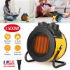 1500W Portable Electric Space Heater Personal Fan w/ Overheat Protection Adjustable Temperature Ceramic Heater for Bedroom Office Desk