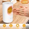 300W Portable Electric Heater Mini Heating Unit Fan Portable Floor Desktop Air Fan Heater For Office Dormitory Room
