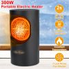 300W Portable Electric Heater Mini Heating Unit Fan Portable Floor Desktop Air Fan Heater For Office Dormitory Room