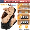 10Pcs Shoe Slot Organizer Shoe Storage Slot Space Saver Shoe Rack Holder Adjustable for High Low Heels Sneakers Boots Sandals