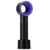 Portable Handheld Bladeless Fan Rechargeable Cooling USB Fan Desktop Use Fan w/ 3 Gears LED Indicator Cooling Fan