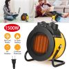 1500W Portable Electric Space Heater Personal Fan w/ Overheat Protection Adjustable Temperature Ceramic Heater for Bedroom Office Desk