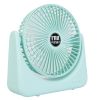 6.5in Desk Fan USB Powered 2 Speeds Table Cooling Fan Tilt Quiet Desktop Fan For Bedroom Office