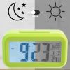 iMounTEK Digital Clock w/ LCD Backlight Alarm Snooze Temperature Calendar Display Light Sensor Eye-Friendly