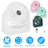 6.5in Desk Fan USB Powered 3 Speeds Table Cooling Fan Tilt Quiet Desktop Fan for Bedroom Office