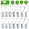30 Pack Hanging Clips for Closet Multifunctional Clothes Pins Heavy Duty Space-saving Laundry Hooks for Boots Jeans Hats Towels Socks Pants Handbags T