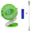 Clip Fan Rechargeable Battery USB Rotation Fan Speed Adjustable Low Noise For Home Office Desk