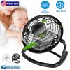 Personal USB Fan 360° Rotation Desk Table Cooling Fan Quiet Laptop Cooler Air Circulator