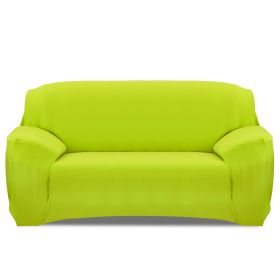 Sofa Cover Printed Stretch Sofa Furniture Cover Soft Sofa Slipcover Polyester Furniture Protector Cover (Option: Green_3S)